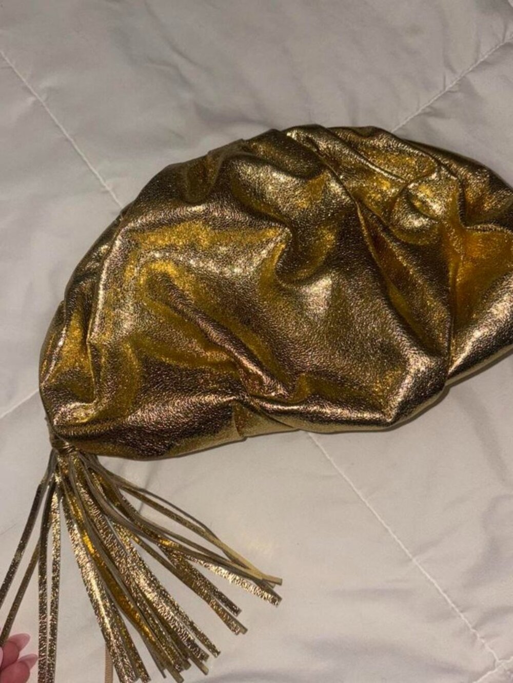 Rebecca Minkoff Gold Metallic Clutch